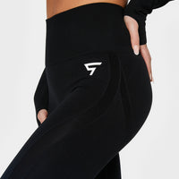 Leggings Dark Ombre+ Nahtlose Sport-Leggings mit hoher Taille