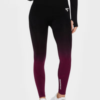 Leggings Dark Ombre+ Nahtlose Sport-Leggings mit hoher Taille