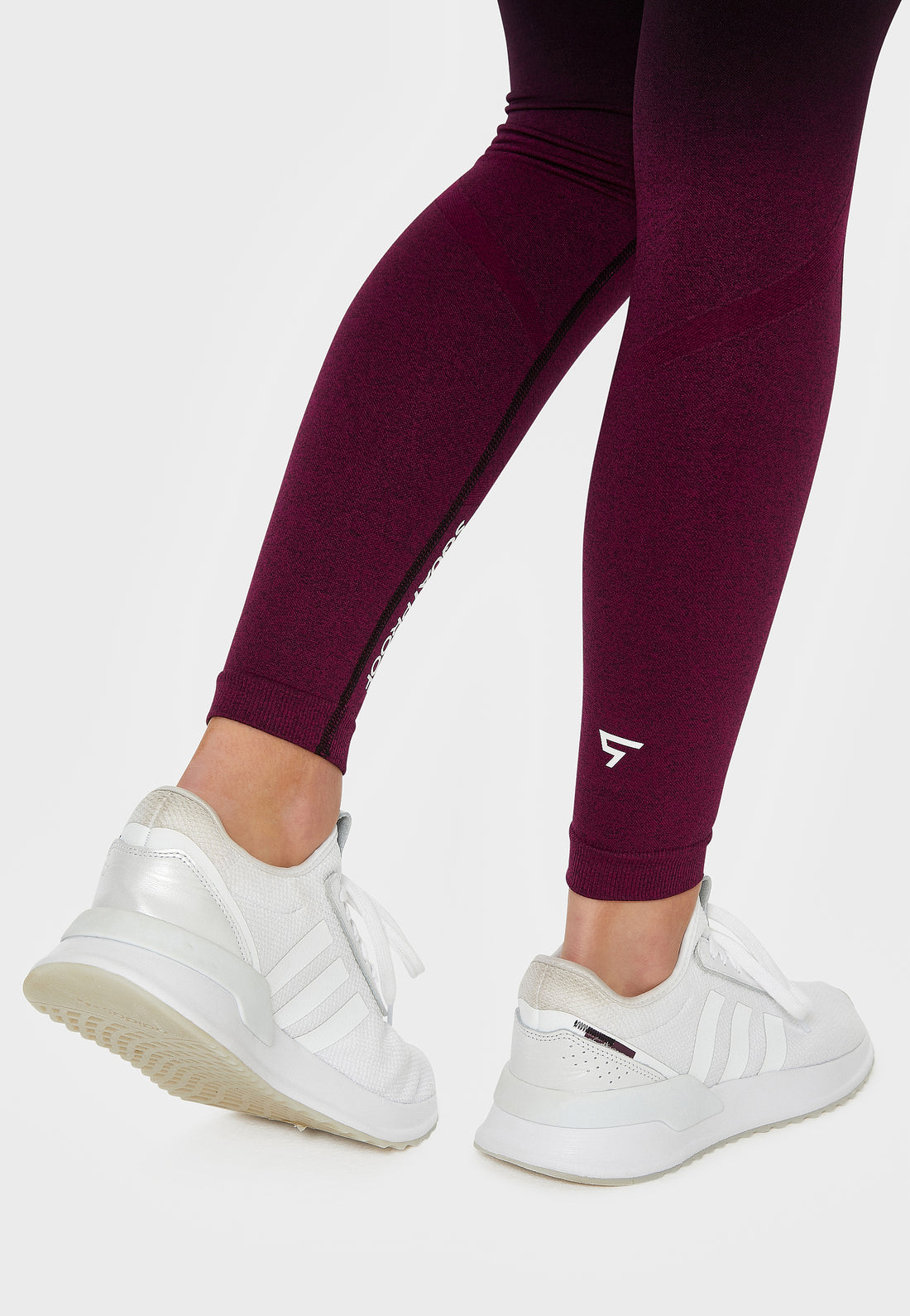Leggings Dark Ombre+ Nahtlose Sport-Leggings mit hoher Taille