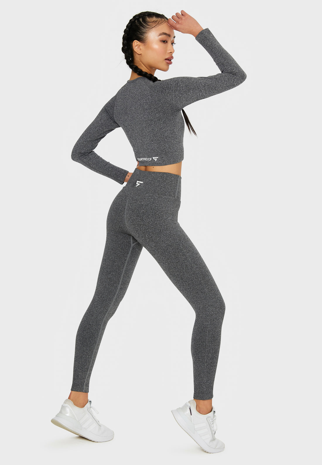Leggings Joy+ Gerippte nahtlose Sportleggings