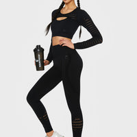 Leggings Leverage+ Nahtlose Sport-Leggings mit hoher Taille