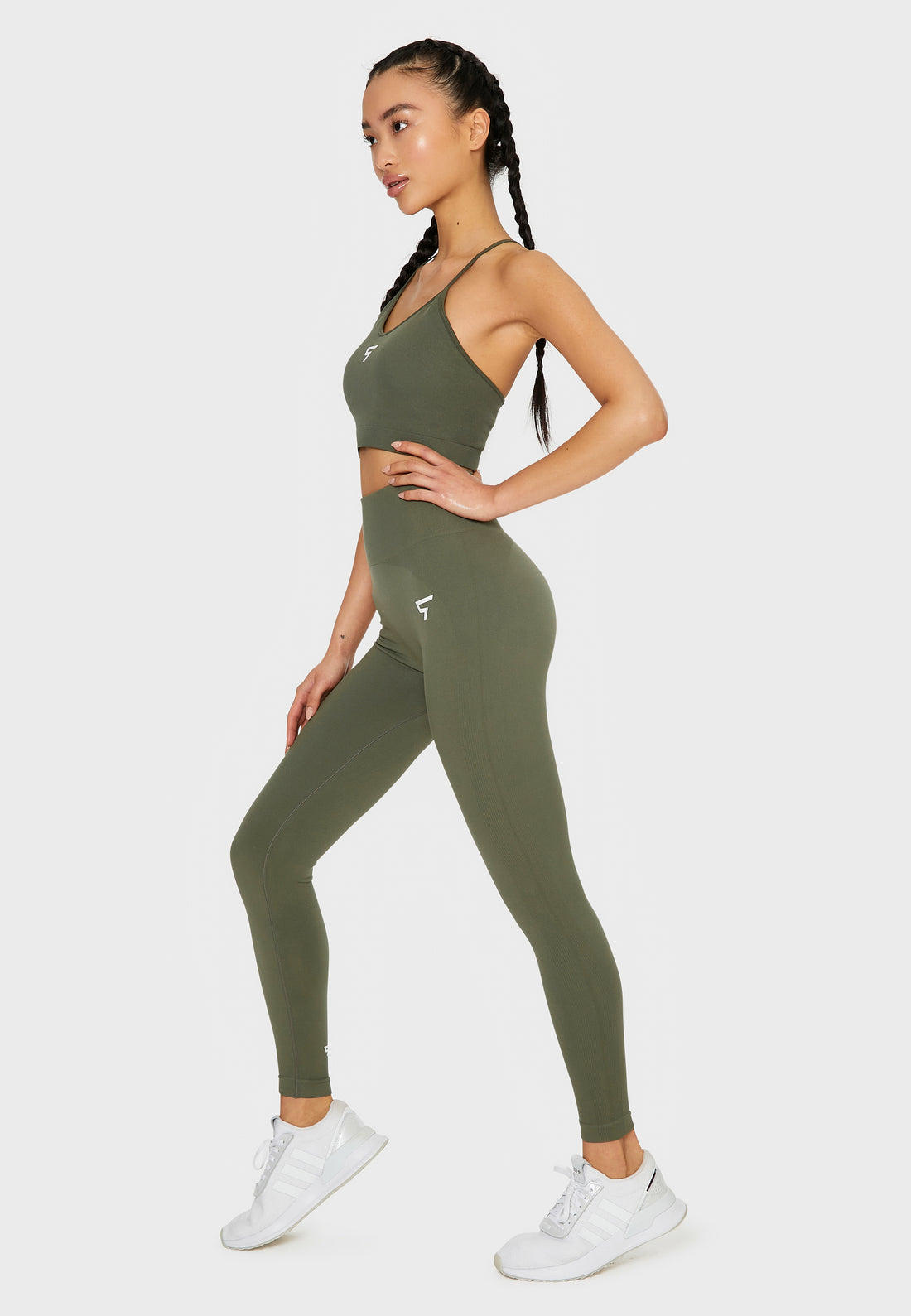Leggings Lunges+ Nahtlose Sport-Leggings mit hoher Taille