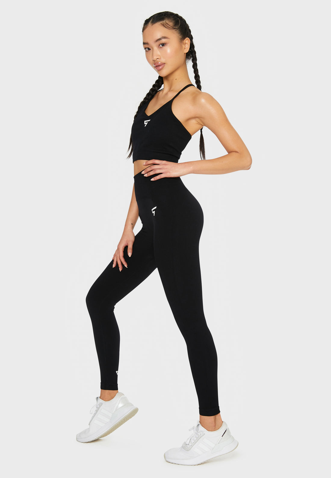 Leggings Lunges+ Nahtlose Sport-Leggings mit hoher Taille