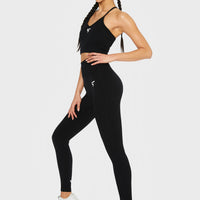 Leggings Lunges+ Nahtlose Sport-Leggings mit hoher Taille