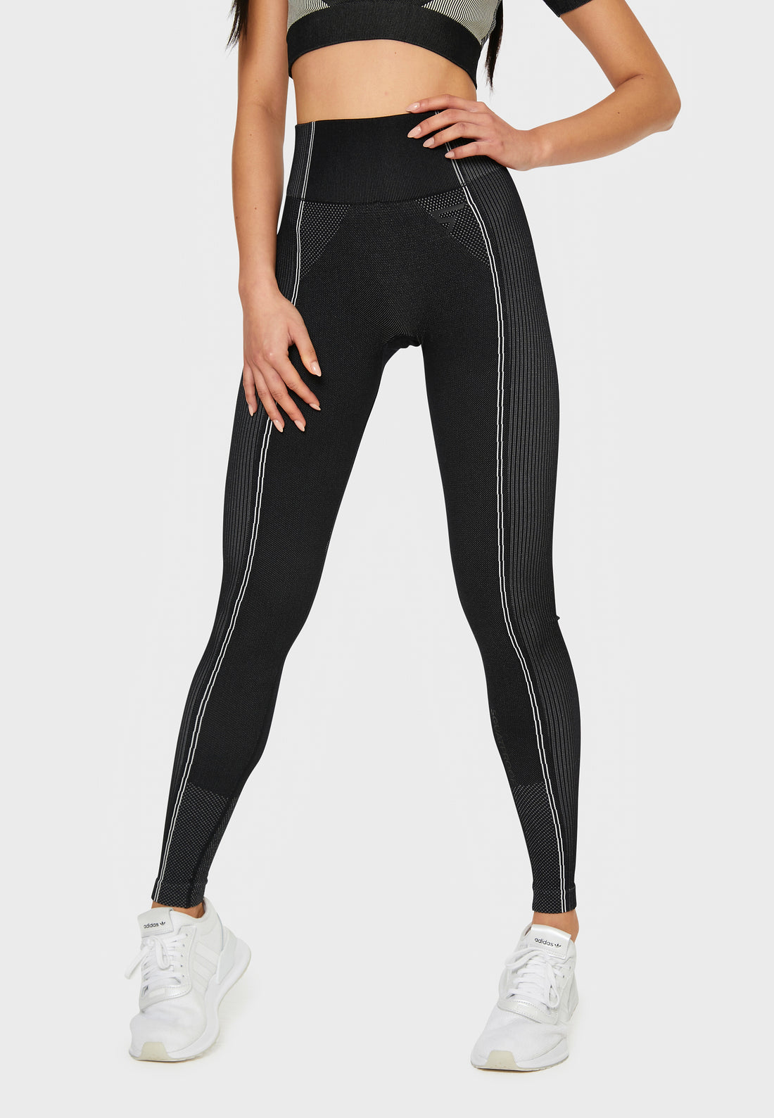 Leggings Power+ Nahtlose Sport-Leggings mit hoher Taille