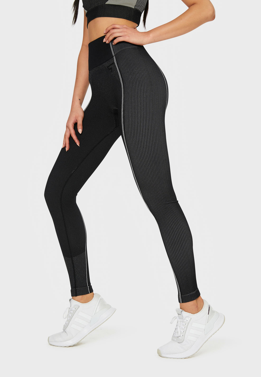 Leggings Power+ Nahtlose Sport-Leggings mit hoher Taille