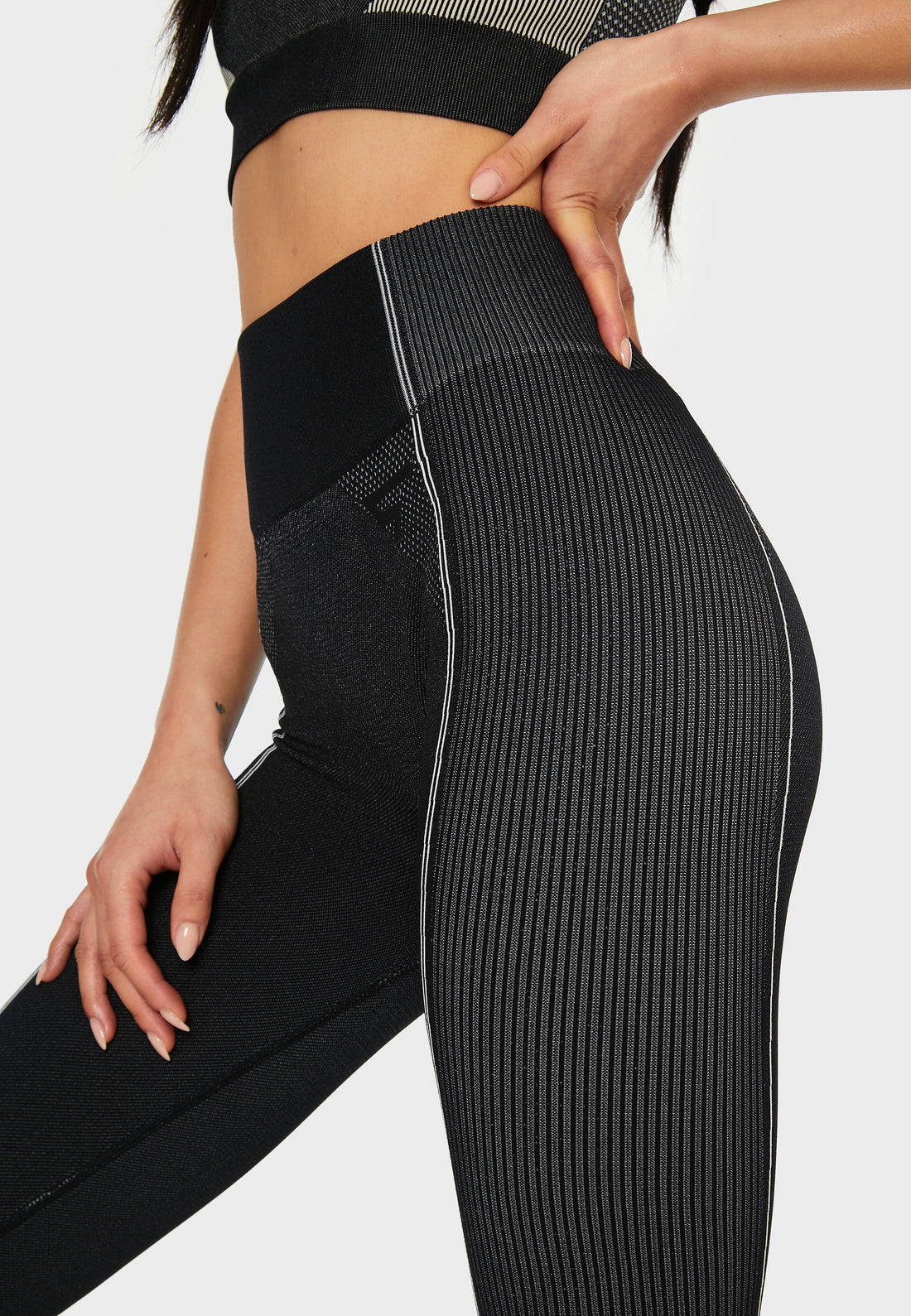 Leggings Power+ Nahtlose Sport-Leggings mit hoher Taille