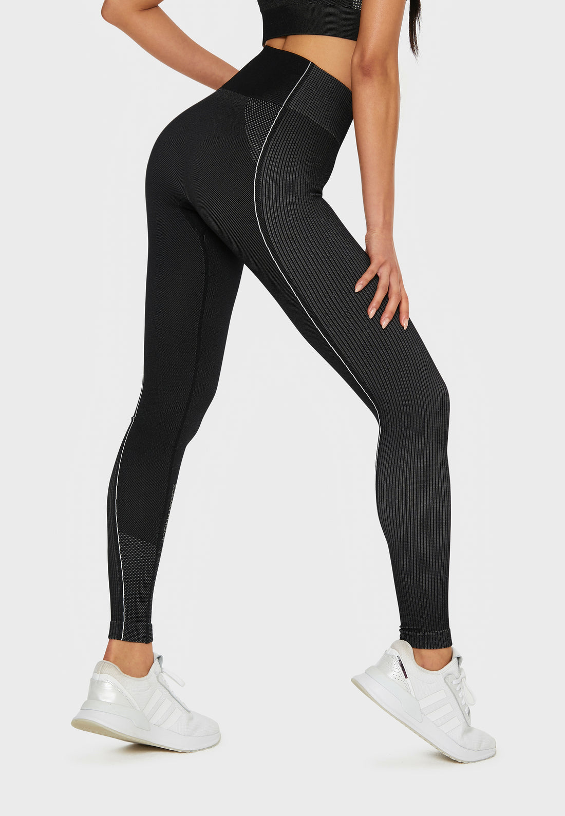 Leggings Power+ Nahtlose Sport-Leggings mit hoher Taille