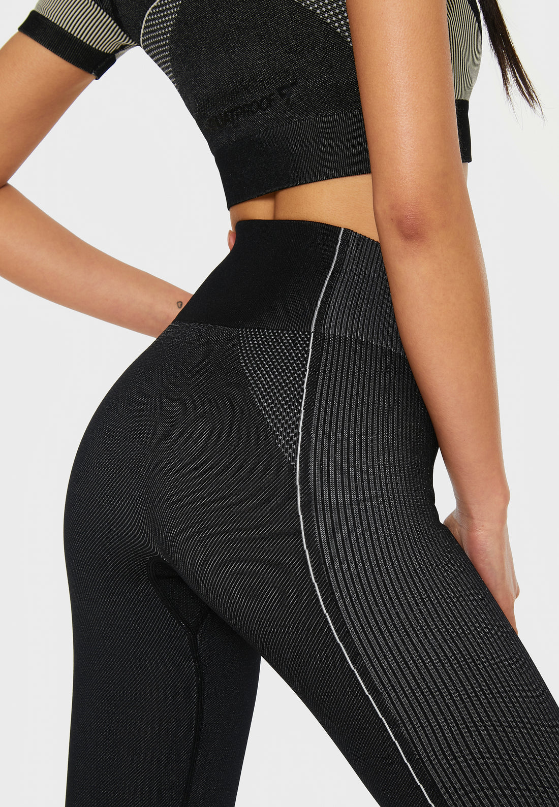 Leggings Power+ Nahtlose Sport-Leggings mit hoher Taille