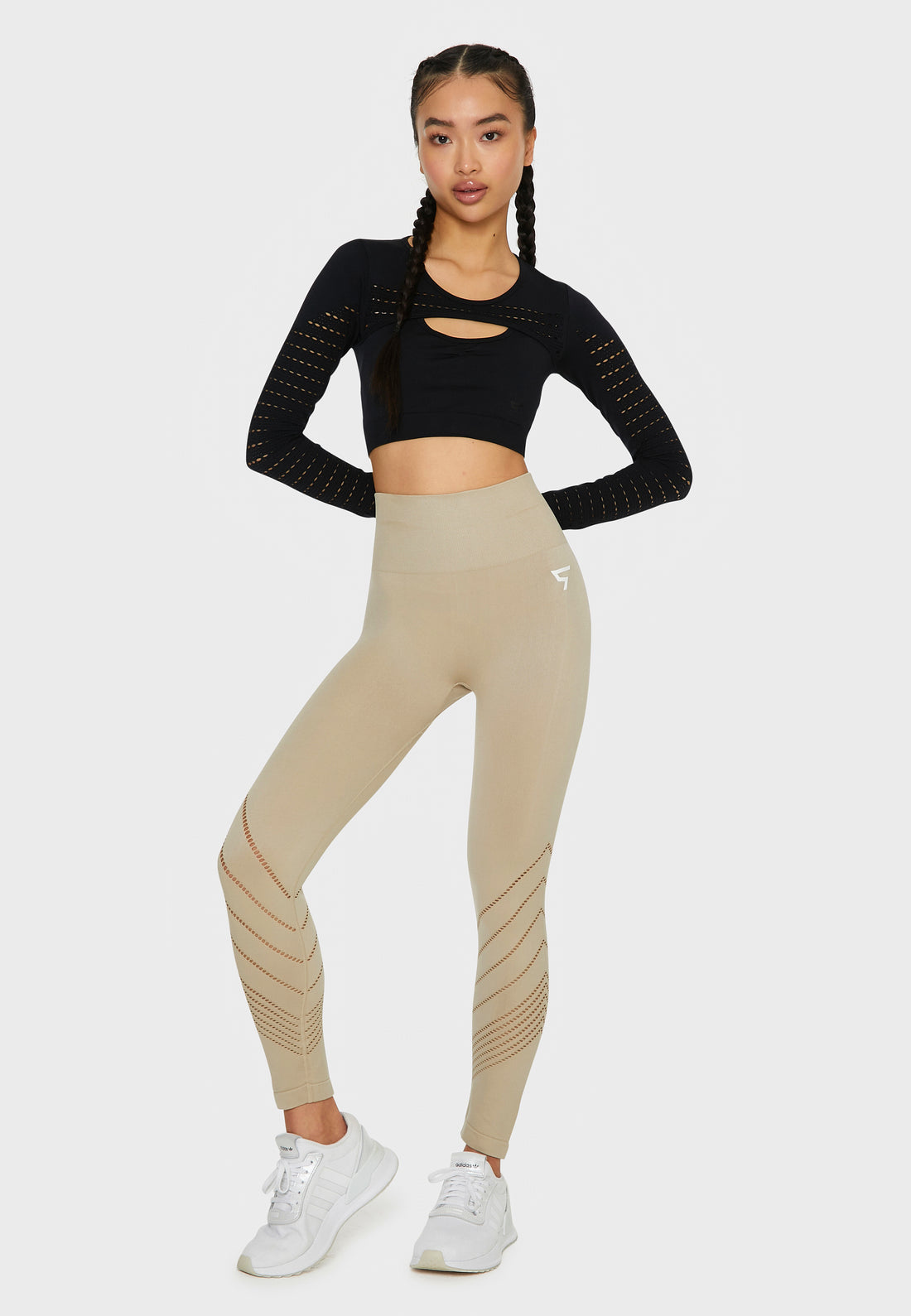 Leggings Runner+ Nahtlose Sport-Leggings mit hoher Taille