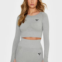 Long sleeve Purpouse+ Seamless Cropped Long Sleeve Sport Top