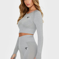 Long sleeve Purpouse+ Seamless Cropped Long Sleeve Sport Top