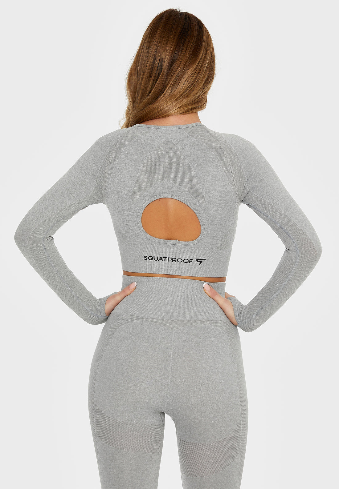 Long sleeve Purpouse+ Seamless Cropped Long Sleeve Sport Top