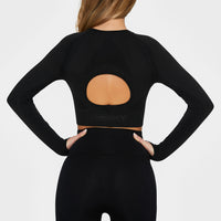 Long sleeve Purpouse+ Seamless Cropped Long Sleeve Sport Top