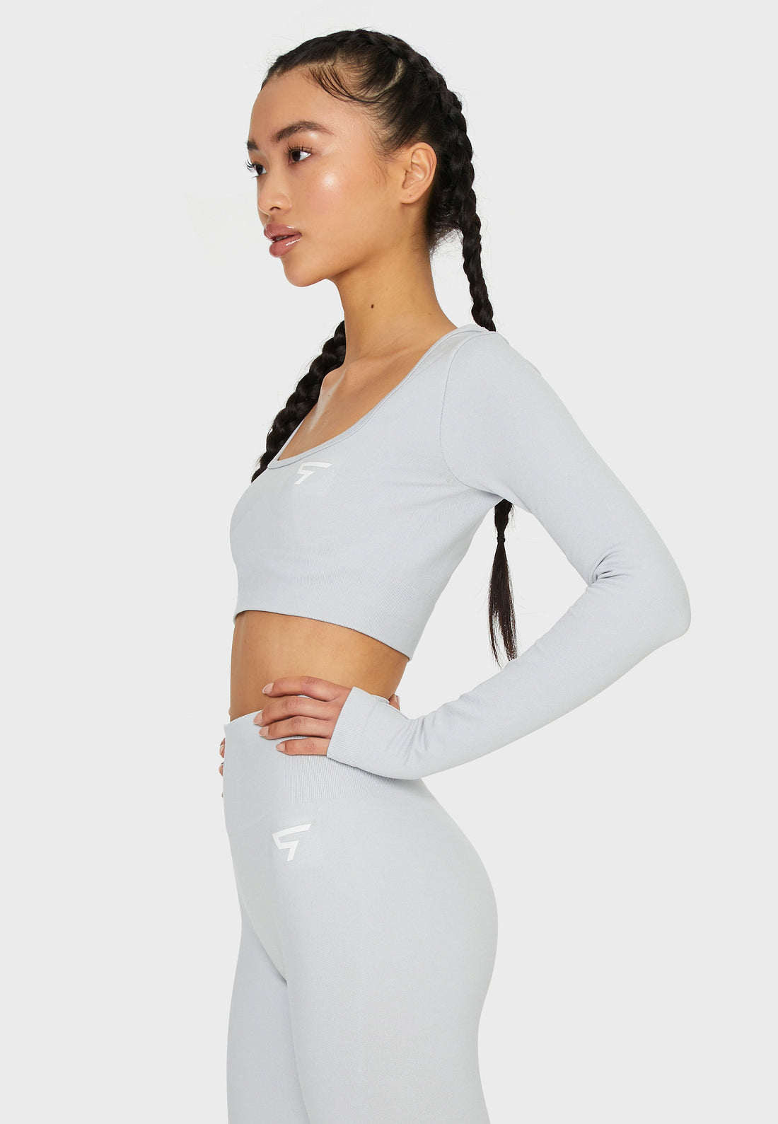 Long Sleeve Relax+ Seamless Cropped Long Sleeve Sport Top