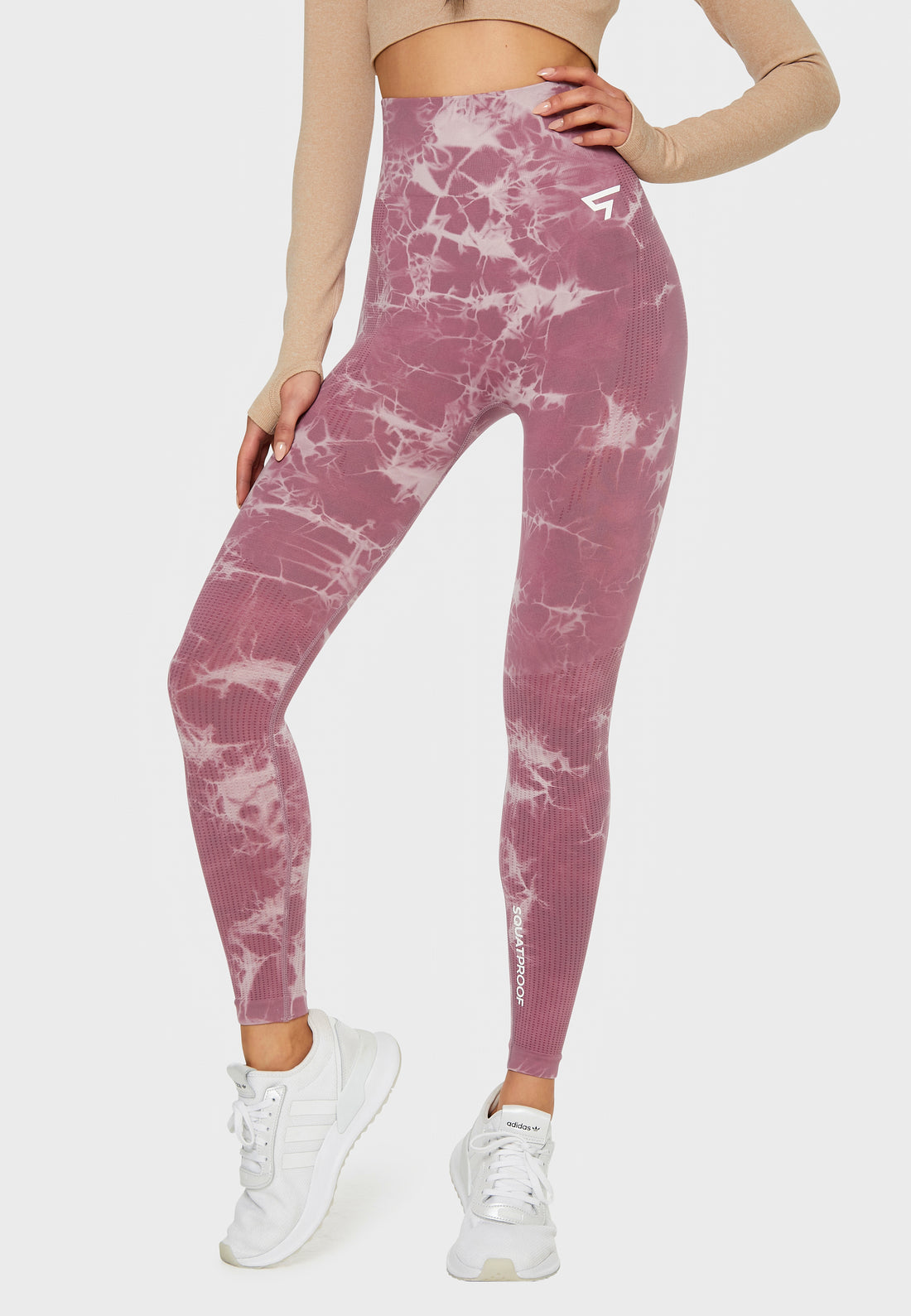 Leggings Tiedye+ Nahtlose Sport-Leggings mit hoher Taille