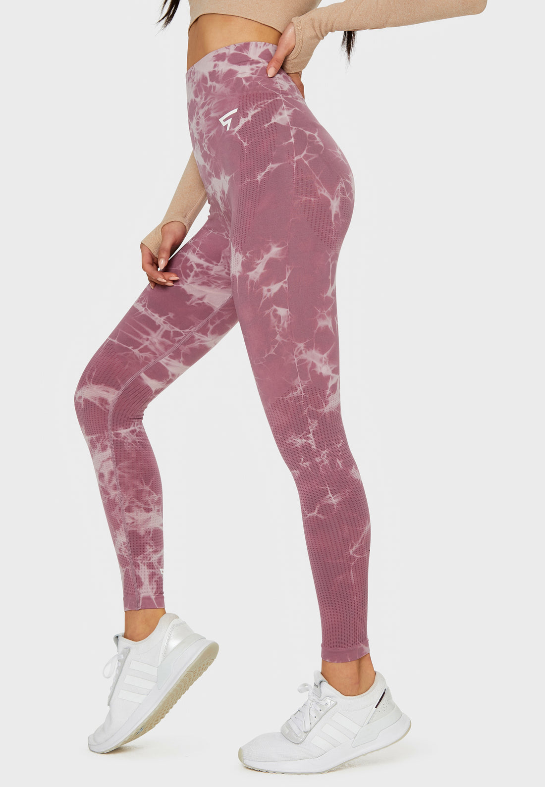 Leggings Tiedye+ Nahtlose Sport-Leggings mit hoher Taille