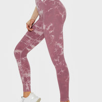 Leggings Tiedye+ Nahtlose Sport-Leggings mit hoher Taille