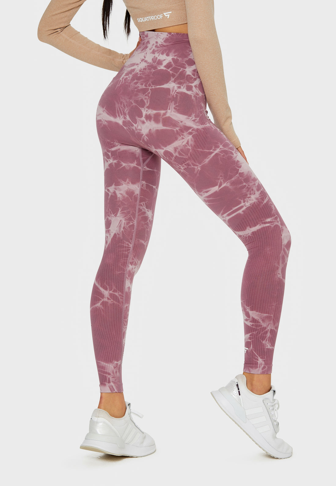Leggings Tiedye+ Nahtlose Sport-Leggings mit hoher Taille