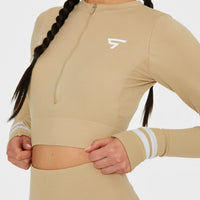 Long sleeve Target+ Seamless Cropped Long Sleeve Sport Top