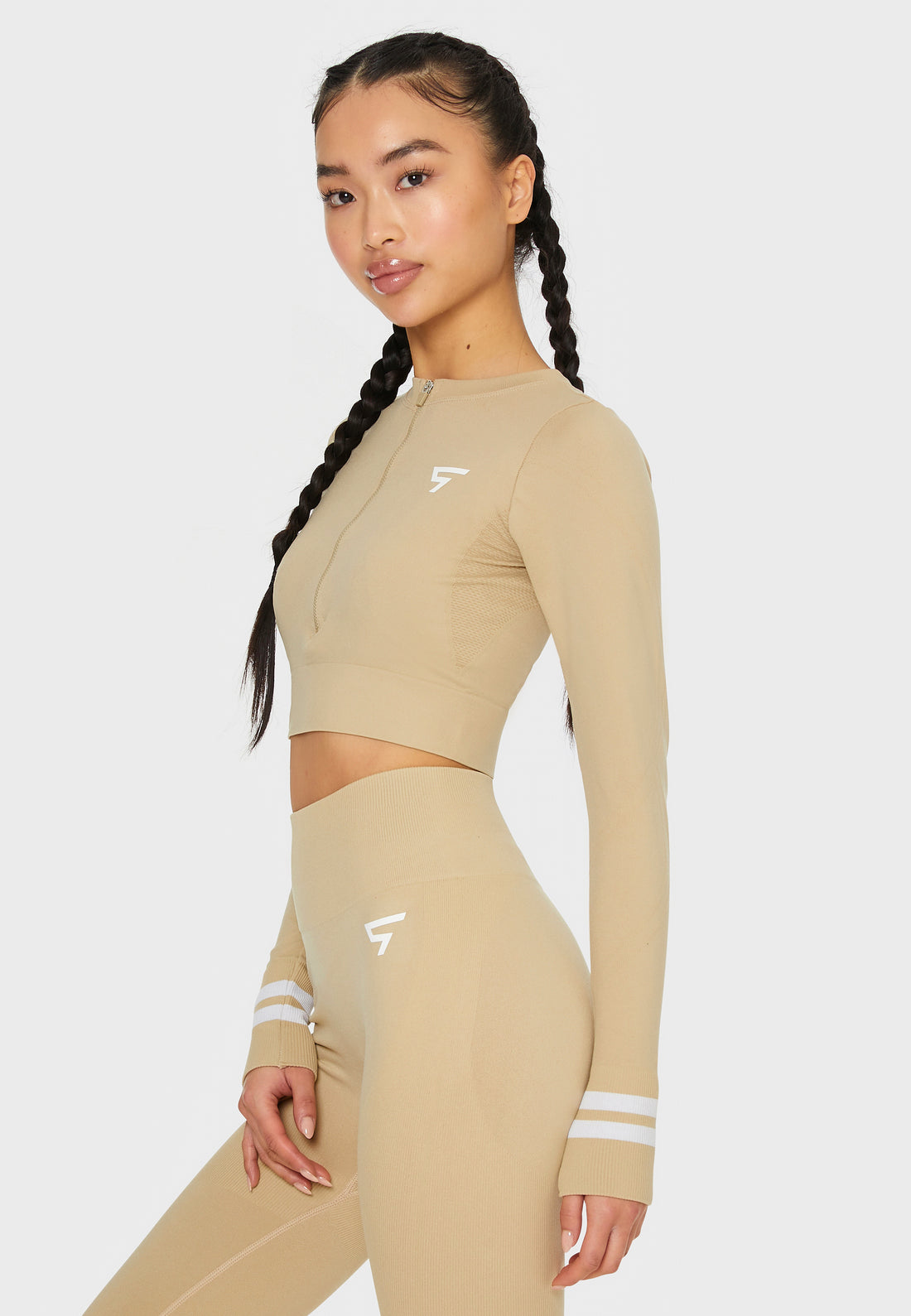 Long sleeve Target+ Seamless Cropped Long Sleeve Sport Top