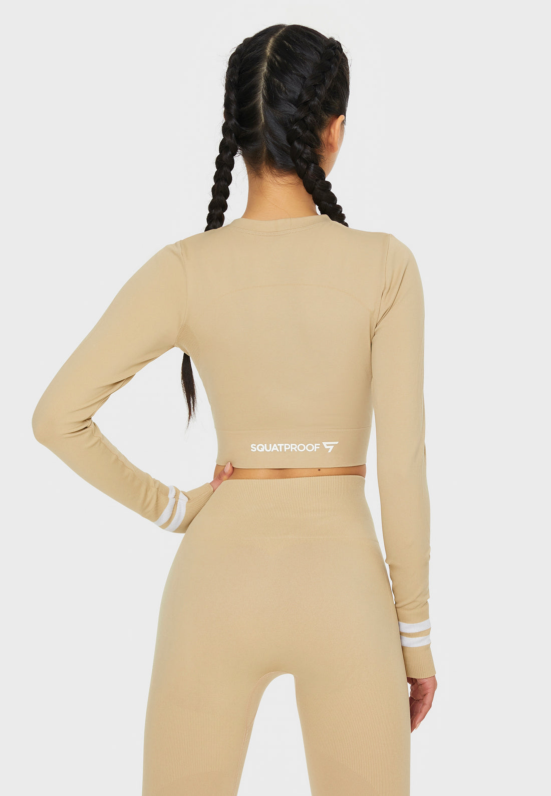 Long sleeve Target+ Seamless Cropped Long Sleeve Sport Top