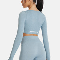 Long Sleeve Relax+ Seamless Cropped Long Sleeve Sport Top