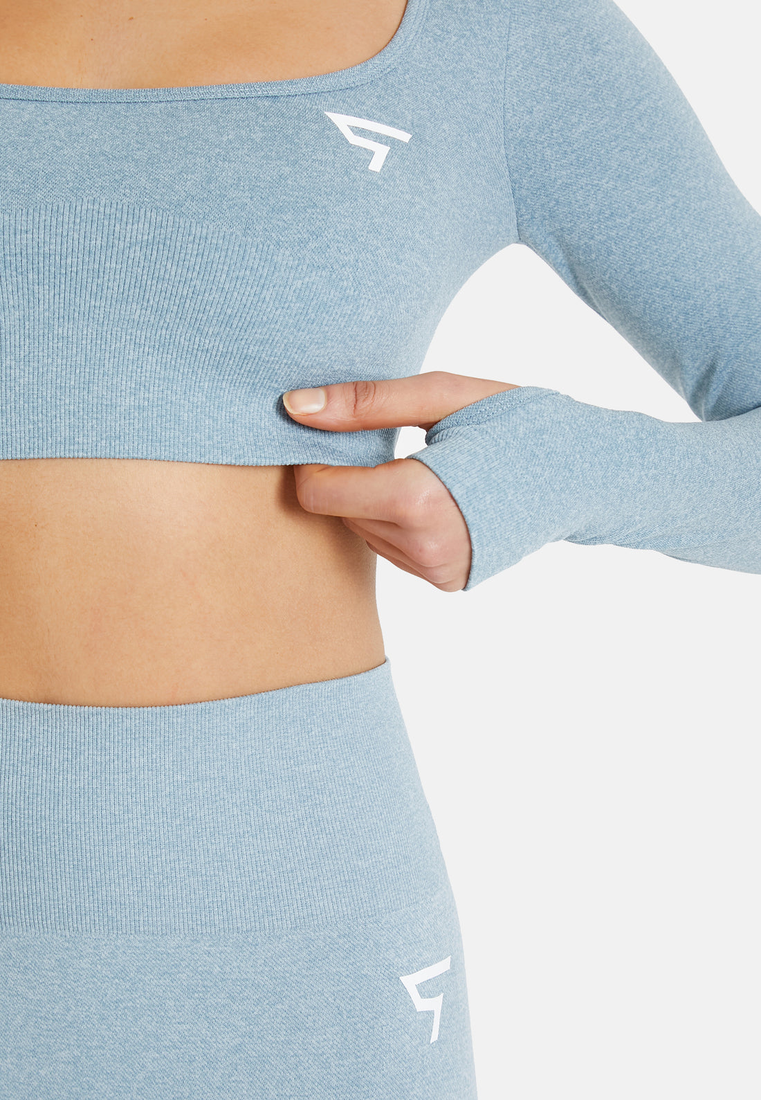 Long Sleeve Relax+ Seamless Cropped Long Sleeve Sport Top