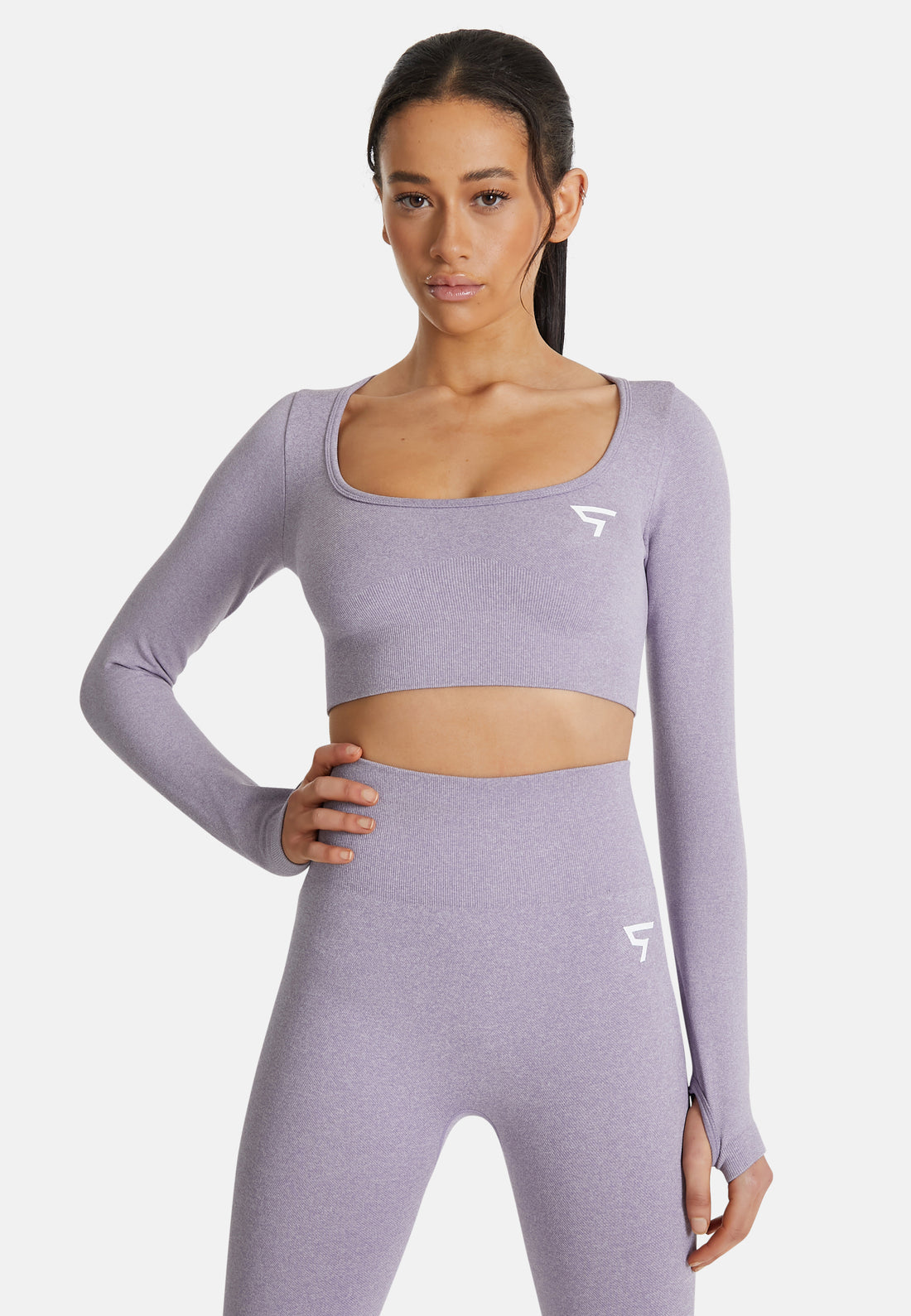 Long Sleeve Relax+ Seamless Cropped Long Sleeve Sport Top