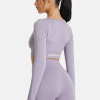 Long Sleeve Relax+ Seamless Cropped Long Sleeve Sport Top