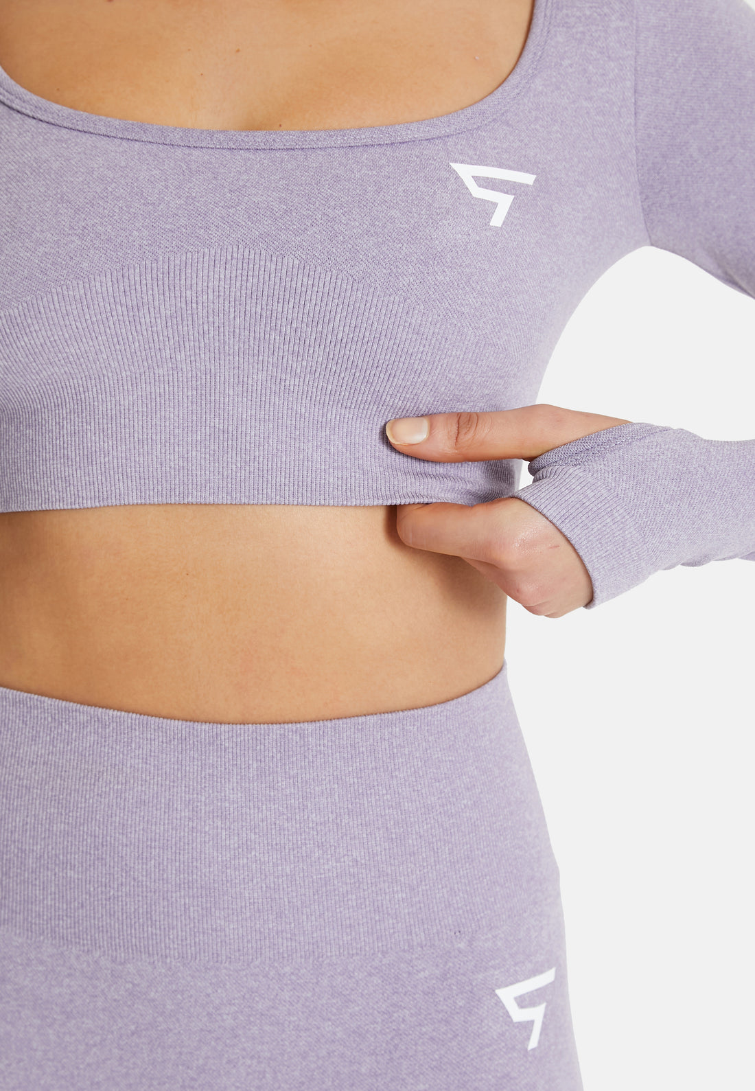 Long Sleeve Relax+ Seamless Cropped Long Sleeve Sport Top