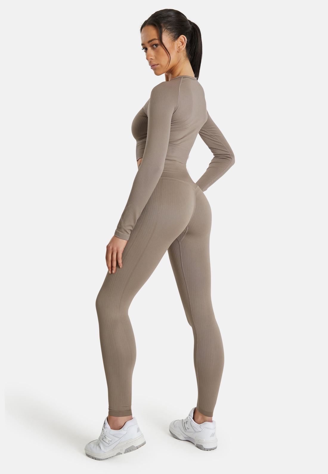 Leggings Joy+ Gerippte nahtlose Sportleggings