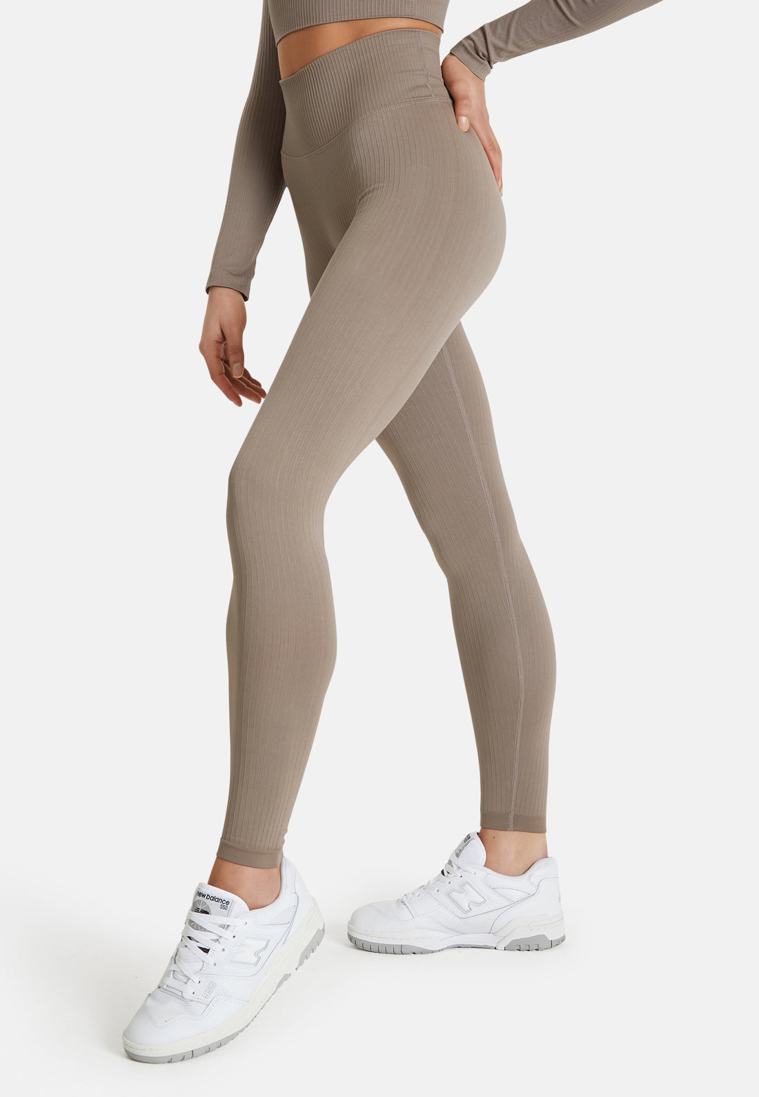 Leggings Joy+ Gerippte nahtlose Sportleggings