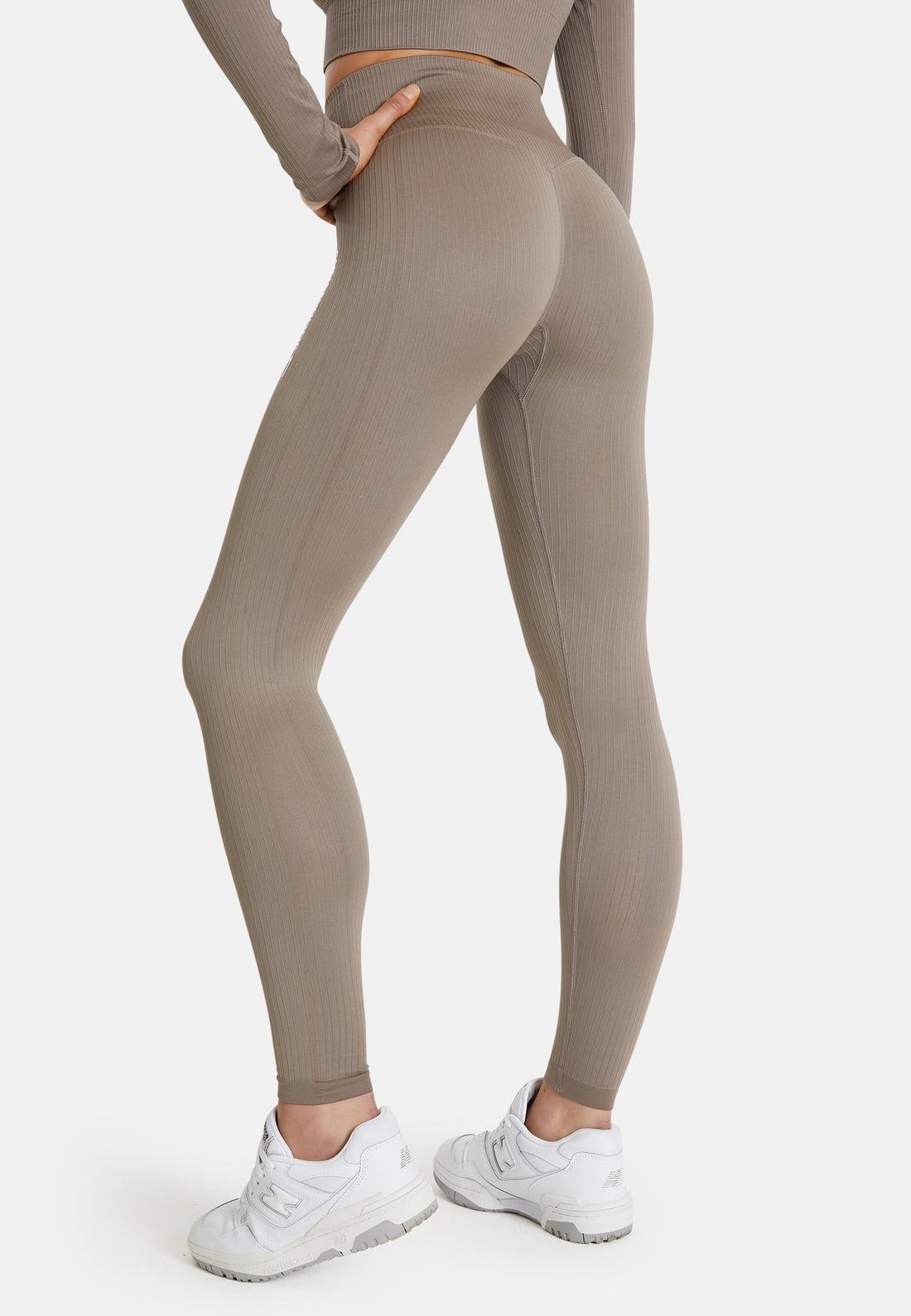 Leggings Joy+ Gerippte nahtlose Sportleggings