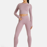 Leggings Joy+ Gerippte nahtlose Sportleggings