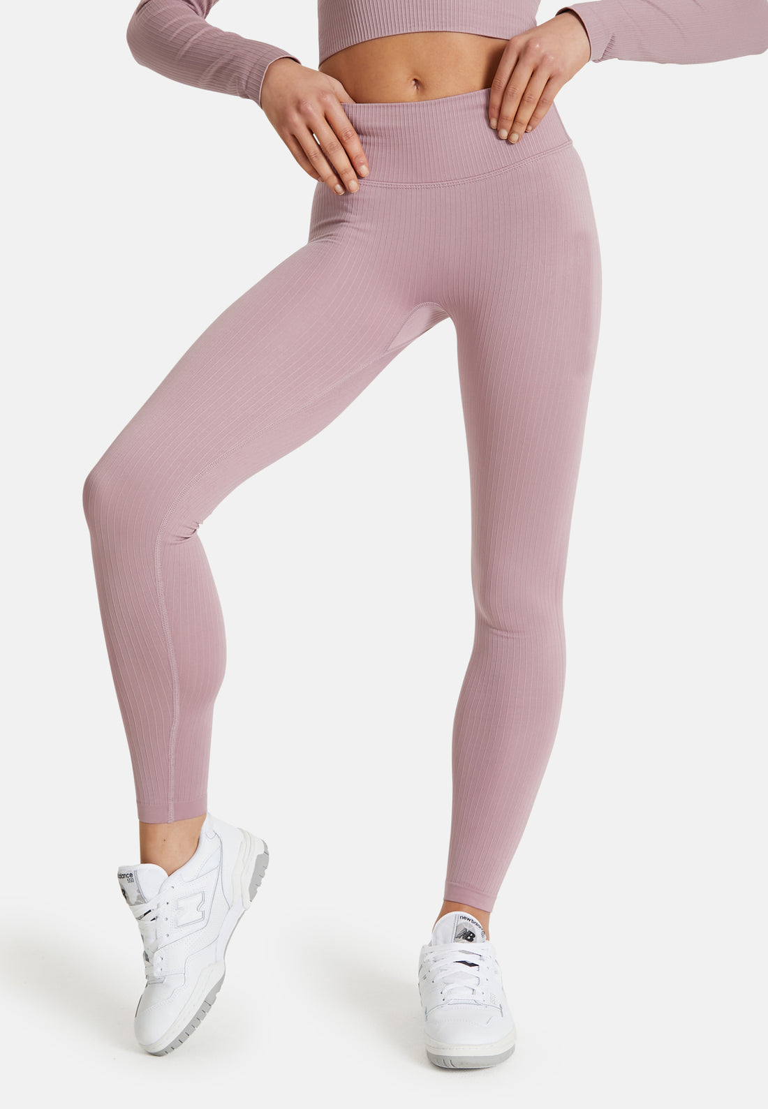 Leggings Joy+ Gerippte nahtlose Sportleggings