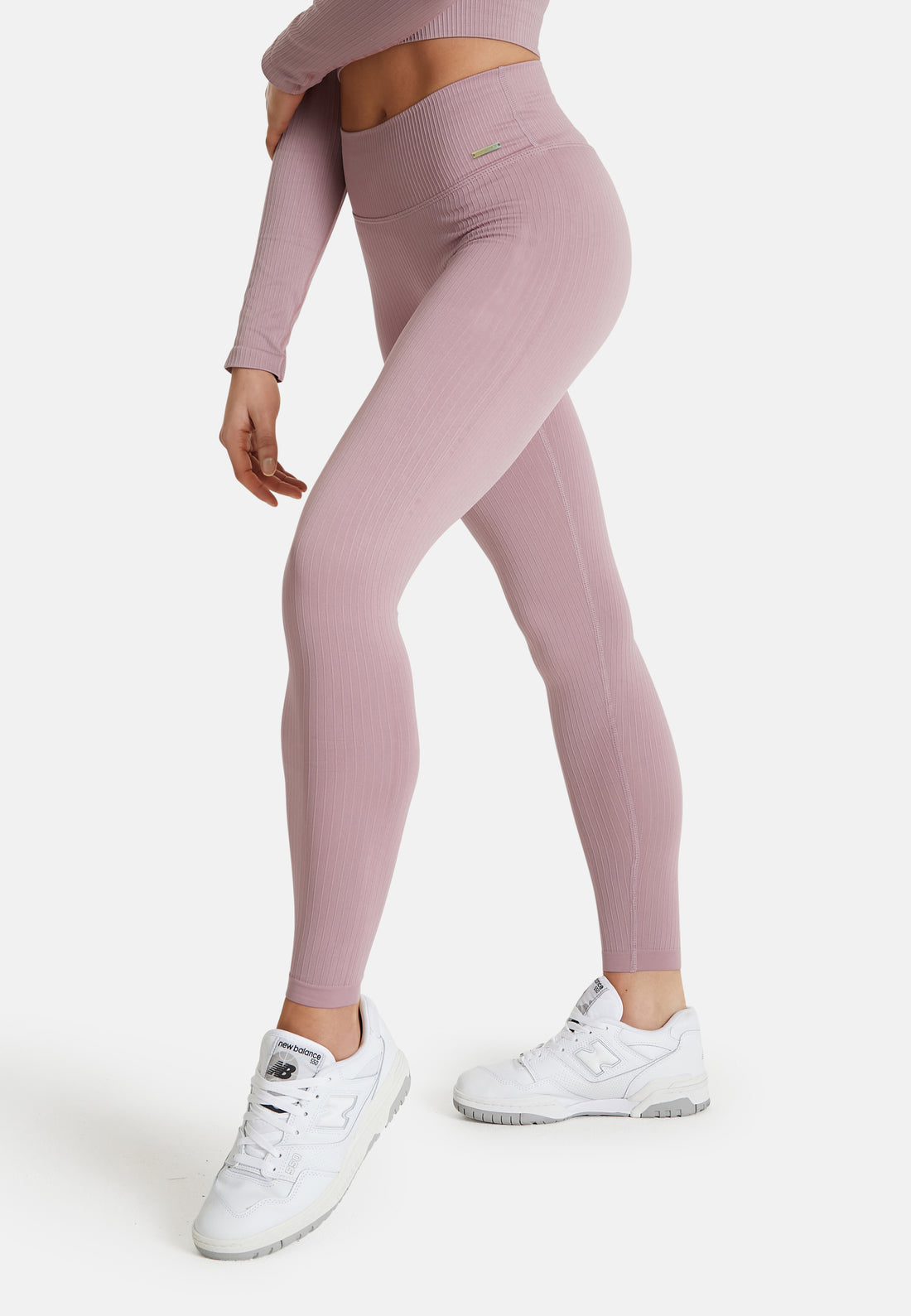 Leggings Joy+ Gerippte nahtlose Sportleggings