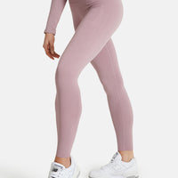 Leggings Joy+ Gerippte nahtlose Sportleggings