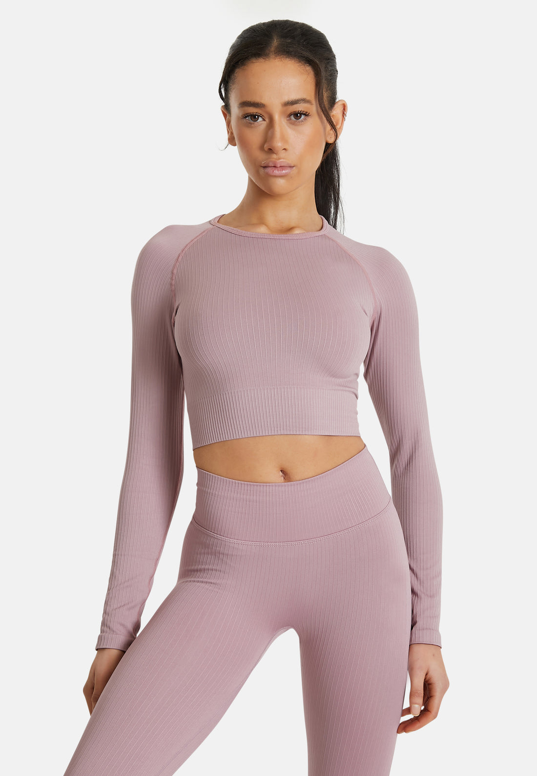 Long Sleeve Joy+ Ribbed Seamless Long Sleeve Sport Top