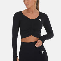 Langarm Movement+ Nahtloses Langarm-Sport-Top