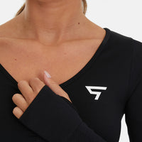 Langarm Movement+ Nahtloses Langarm-Sport-Top