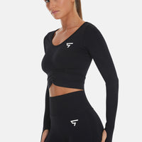 Langarm Movement+ Nahtloses Langarm-Sport-Top