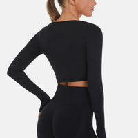 Langarm Movement+ Nahtloses Langarm-Sport-Top