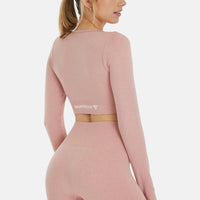 Long Sleeve Relax+ Seamless Cropped Long Sleeve Sport Top