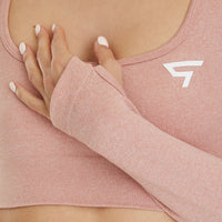Long Sleeve Relax+ Seamless Cropped Long Sleeve Sport Top