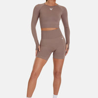 Long Sleeve Dynamic+ Seamless Cropped Long Sleeve Sport Top