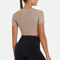 T-Shirt Breath Back Seamless Sports T-Shirt