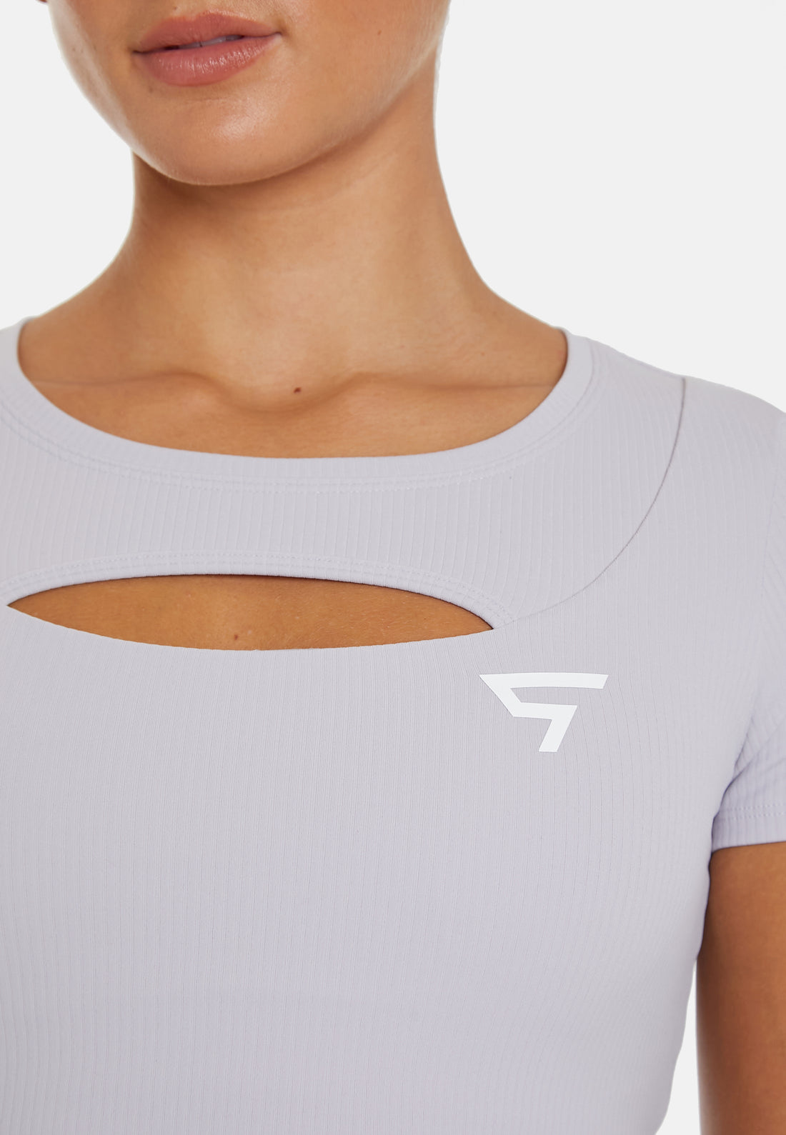 T-Shirt Hollow Out Cropped Sports Top