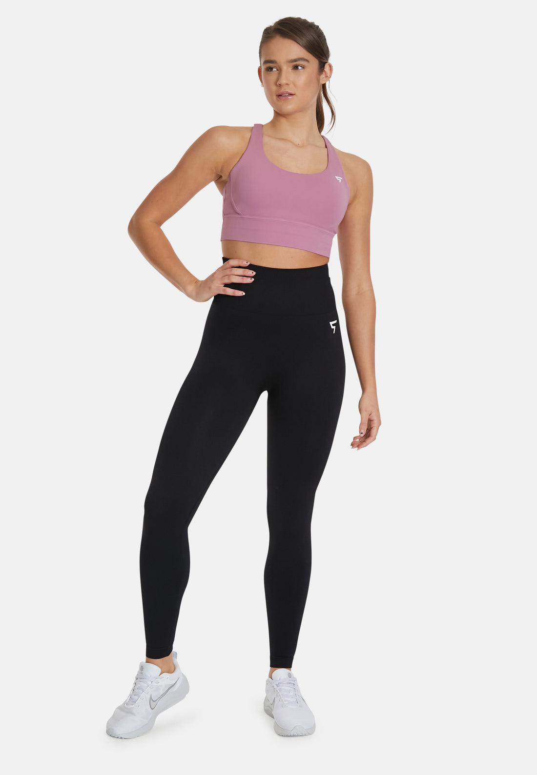 Leggings Chroma Plain Sport Leggings mit hoher Taille