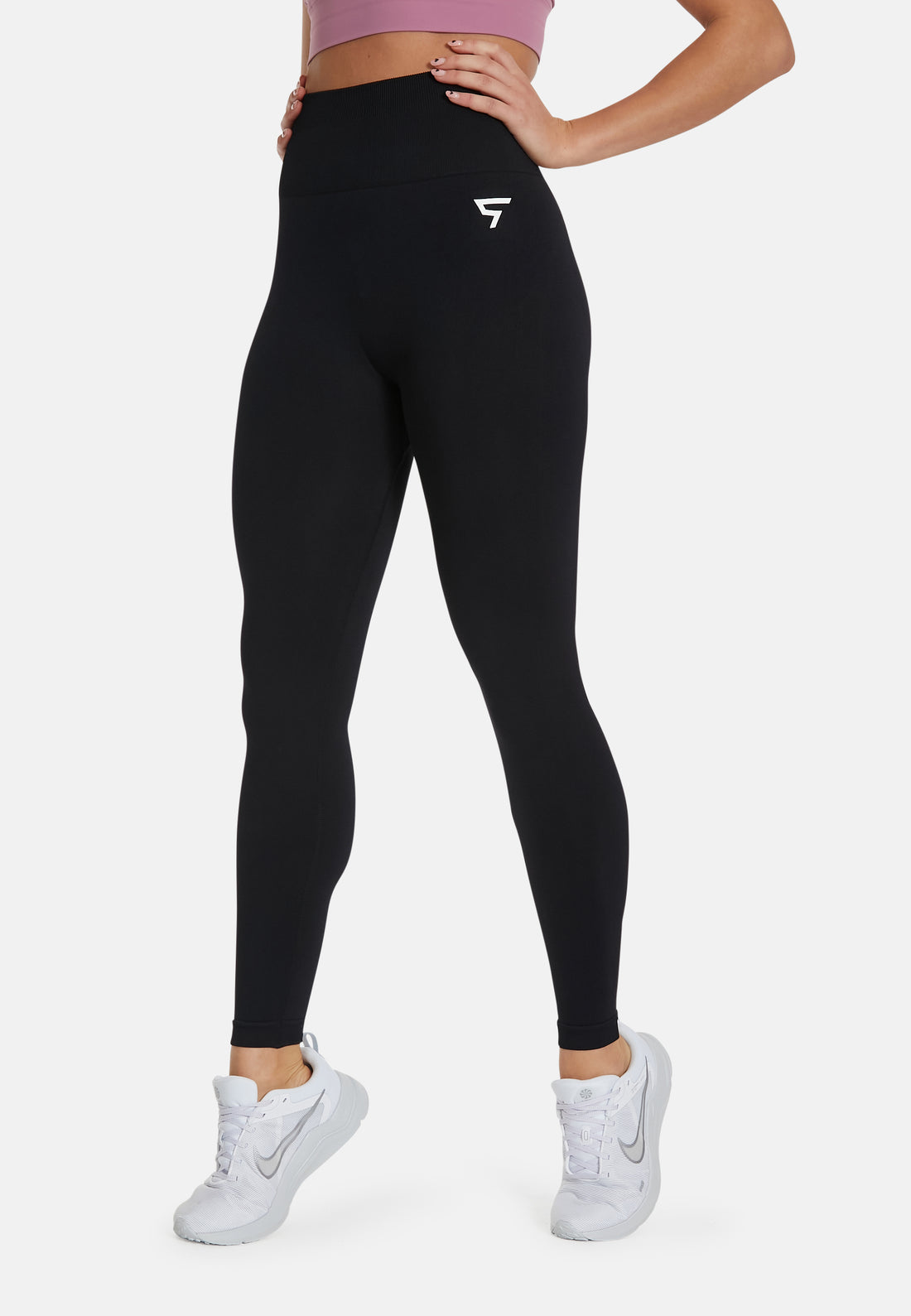 Leggings Chroma Plain Sport Leggings mit hoher Taille